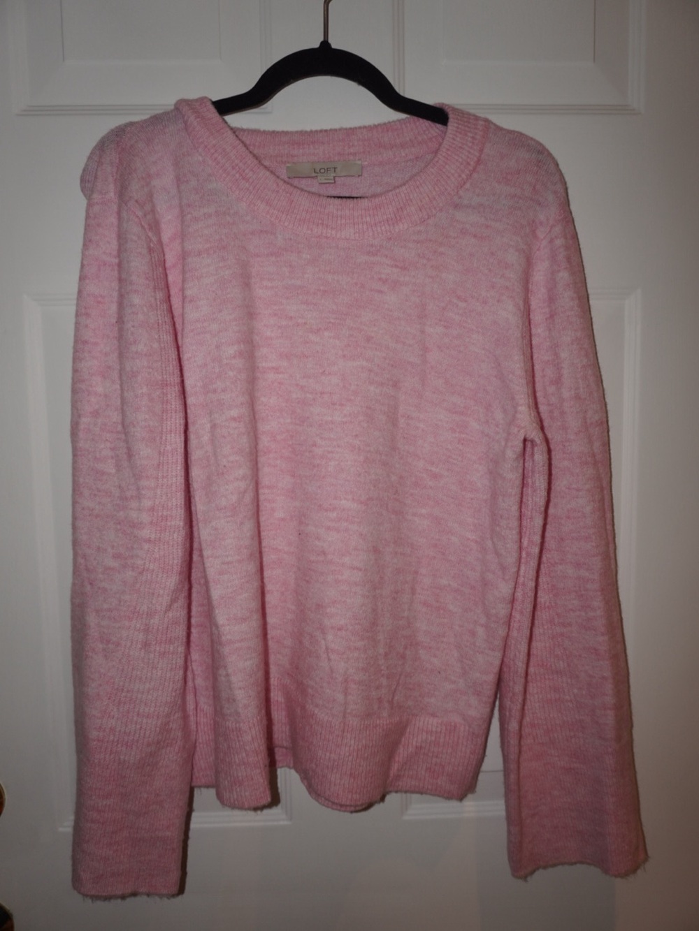 LOFT Soft Pink Crewneck Sweater